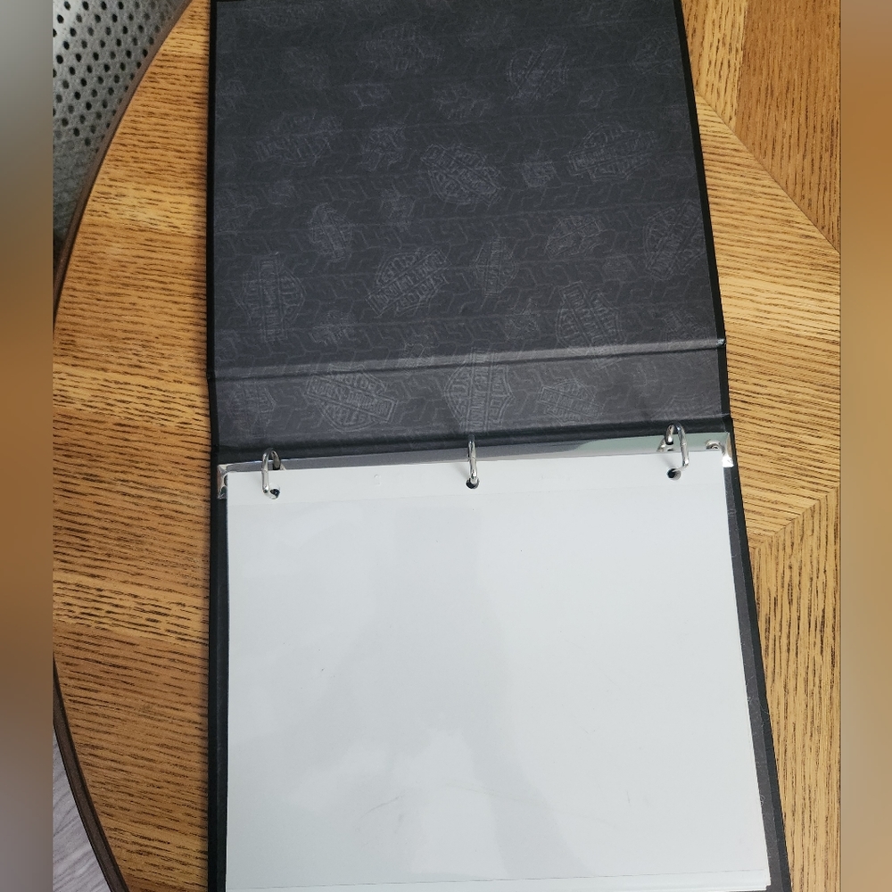 Nwot Hallmark Harley Davidson 3 Ring Photo Album - Picture 3 of 6